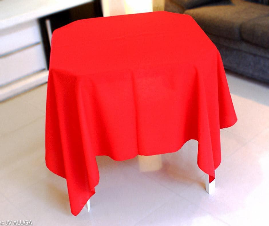 Aluguel de toalha quadrada vermelha