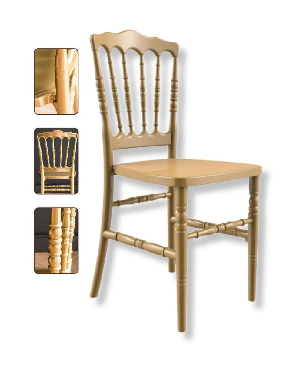 Imagem da galeria 1 de Aluguel Cadeira Dior Dourada